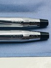 Vintage Cross Century Lustrous Chrome Ballpoint Pen   Mechanical Pencil Set