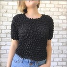 Vintage Popcorn Shirts Lot Of 5 Magic Stretch Crinkle Bubble Tops Y2k 90s Style