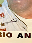 Mario Andretti Signed Poster 18 5  X 25 5  