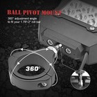 Utv Side View Mirrors W  Led Spot Light For Can Am Maverick X3 Rzr 1000 1 75 -2 