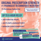 Welmate Arthritis Pain Reliever - Diclofnac Sodium Topical Gel 1   150g 