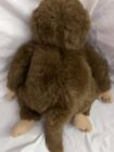12  Vintage Commonwealth Brown   Tan Baby Fuzzy Monkey Stuffed Animal Plush Toy