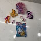 7 My Little Pony Figures Toys Includes Unopened Blind Bag And Metal Trash Bin