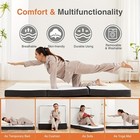 4-inch Tri-fold Memory Foam Folding Mattress Topper Portable For Camping  Guest