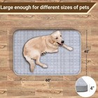 Inflatable Large Dog Bed With Removable Cover Portable Anti-slip Bottom Cushion