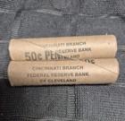 1955-p Original Bank Wrapped Obw Bu Uncirculated Lincoln Wheat Cent Penny Roll
