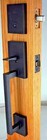 B Kwikset San Clemente Handleset Halifax Lever Iron Black W Deadbolt Blem Read