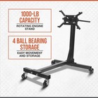 Ironton Rotating Engine Stand  1000-lb  Capacity