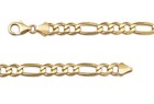 10k Yellow Gold Figaro 22    Solid 6 6mm