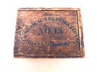 Antique Box  1880 s Hancock Inspirator No  15 Steam Injector   Locomotive Wooden