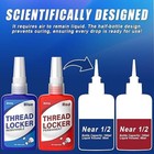 Thread Lock Blue And Red  50mlx2 Thread Locker Medium And High Strength  Lock Ti