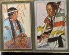 1962 2 Decks Great Northern Railroad Blackfeet Indian Playing Cards