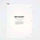 Oem Sharp Service Manual For Microwave Oven Model R-305cw Supplemental Manual