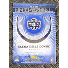 2023 Wnba Elena Delle Donne Origins Universal Autograph Gold  10 Mystics Hof