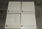 Lot Of 4 Vintage 3m Scotch 150 7  Reel-to-reel Recording Tape 1 4  1800 