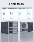 Orico Usb 3 0 4 Bay Raid Hard Drive Enclosure Support Raid Mode For 3 5inch 88tb