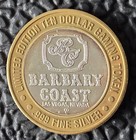 Barbary Coast Casino Silver Token -  blackjack   21  - Free Shipping