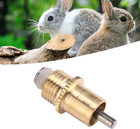 20pcs Stainless Steel Rabbit Water Feeder Automatic Rabbit Drinker Nipple Easy U
