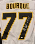 Ray Bourque Boston Bruins Autographed Inscrib Hof 04 White Style Jersey Xl Jsa
