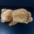 Vintage Eden Brown Teddy Bear Plush Red Tongue Black Ear Nose 13  Stuffed Animal