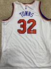 Karl Anthony Towns Signed Autograph Auto Knicks White Basketball Jersey Psa dna