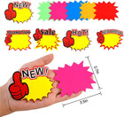 500 Pcs Price Tags Sale Tags for Sale Sign burst Star Sale Signs For Retail Stor