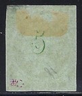 Greece  1861  Scott  11  5l Green On Greenish Paper  Mint  Hinged  Signed