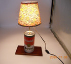 Vtg  Campbell s Chicken Noodle Soup Bank Can Lamp  W  Custom Shade   Kids