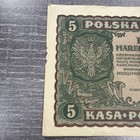 Poland  5 Marek  1919  Vf   Circulated