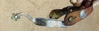 Vintage Engraved Sliester Swan Neck Spurs W  Straps Conchos