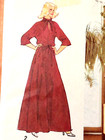 New 8741 Vintage Simplicity 1978 Pullover Dress 2- Lengths Size 16 Bust 38  W-30