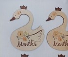 Baby Closet Size Dividers Set Of 6 Wooden Swans Wood Swan Design