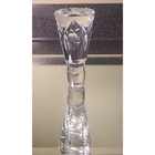 Vintage Decanter Stopper Clear Faceted Crystal Wine Stopper  stopper Only 