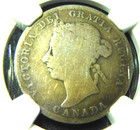 1893 Canada Silver Quarter Ngc Ag-3 Rare Registry Key Date Low Mintage 25c Pop 5