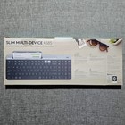 Logitech K585 Slim Multi-device Wireless Bluetooth Keyboard Graphite 920-011 New