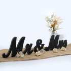 Mr Mrs Sign For Wedding Table  Mr And Mrs Wooden Letters large Mr    Mrs part   