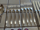 Oneida Community Frostfire Mcm Stainless Flatware 24 Pc Set Svc For 4   Serving