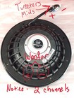2 X Oem Harley-davidson 6 5  Boom Audio Stage 2 Tour Pak   Trike Body Speakers