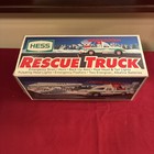 New 1994 Vintage Toy Hess Rescue Truck Ladder Fire Sound Siren Horn Lights Gift