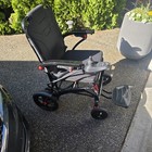 Foldable Electric Powerchair 4-wheel Mobility Wheelchair  Black  Ce  Zb2402ml