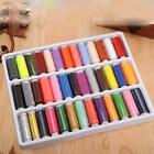 39pcs Mixed Colors Sewing Thread Polyester Diy Spools 150m Each String Roll