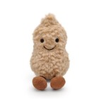 2-pack Cute Peanut Plush Keychain - Soft Stuffed Toy For Bags   Keys