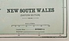 1894 Antique New South Wales Australia Atlas Map Encyclopedia Britannica 