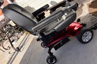 Red Jazzy Elite Es Power Wheelchair  Charger Included Brand New Mint Condition