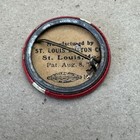 1928 Wisconsin Non-resident Fishing License Button Antique Pinback