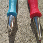 Vtg Teacher s Blue And Red Double-sided Pen   Mechanical Pencil Set