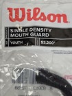 Wilson Single Density Strapless Youth Mouth Guard Black