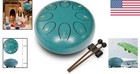 Malachite Steel Tongue Drum 6  - 8 Note Portable Music Instrument For Relaxation