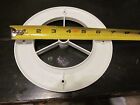 7  White Round Ceiling A c Air Port Vent Rotate Louvers 1 4  Collar Rv Motorhome