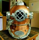 Vintage Diving Helmet Antique Scuba U s Navy Mark V Scuba Divers Helmet Gift